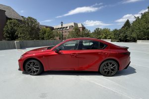 2026 Lexus IS 350 F Sport side red