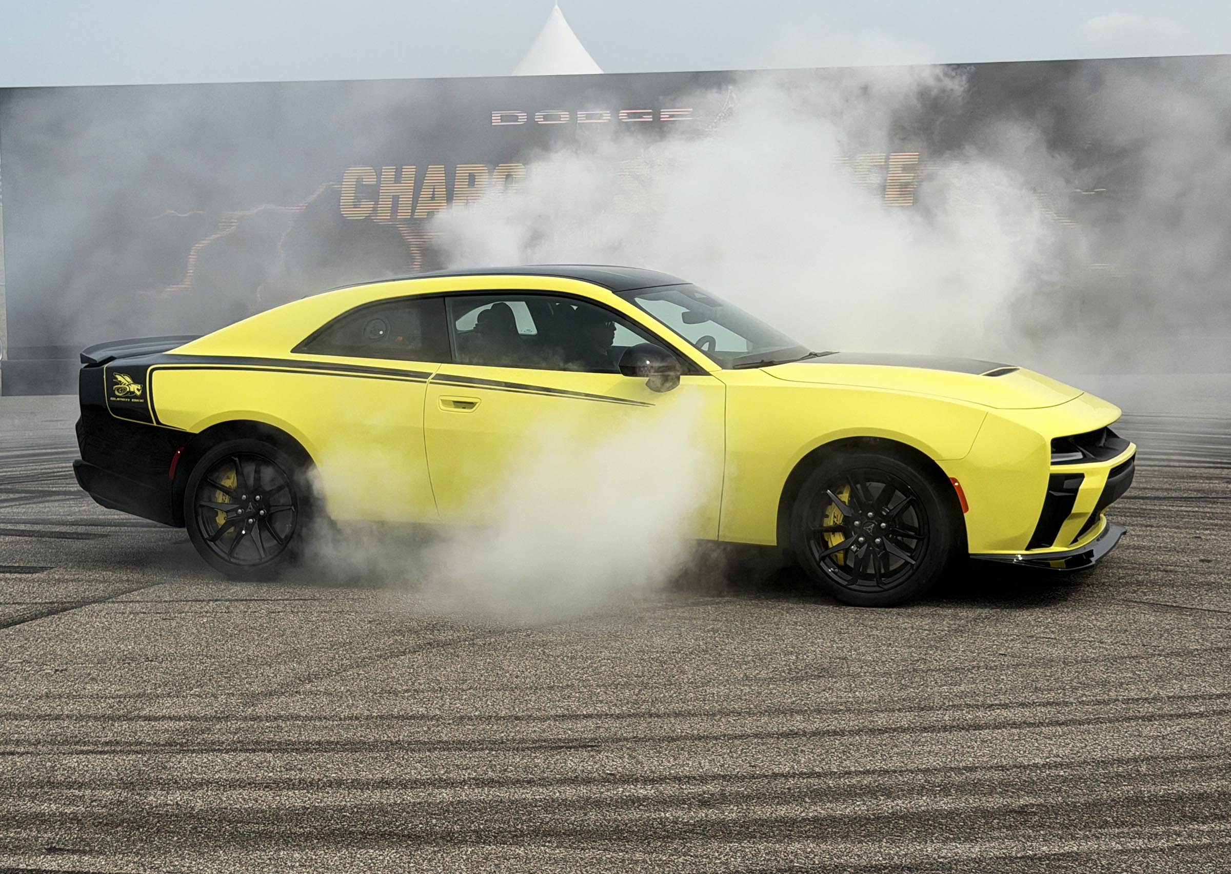 2027 Dodge Charger Super Bee - burning rubber