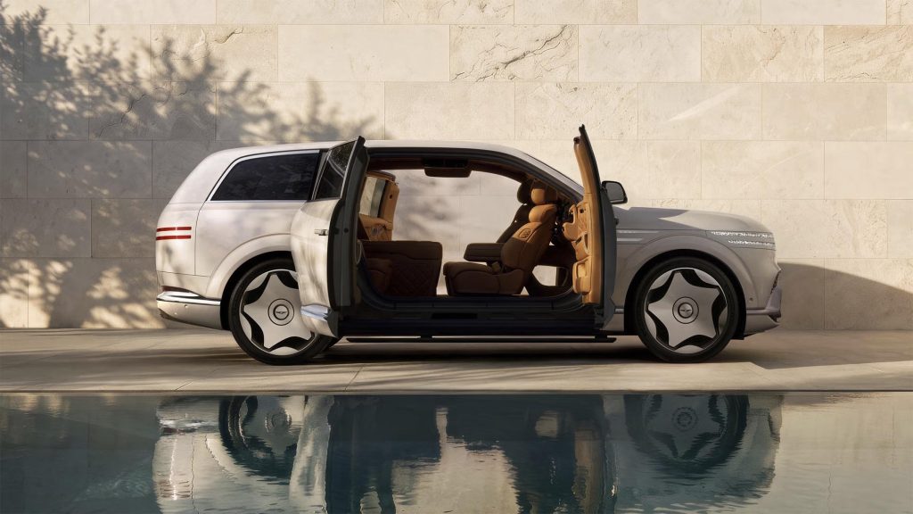 Genesis GV90 Neolum - doors open