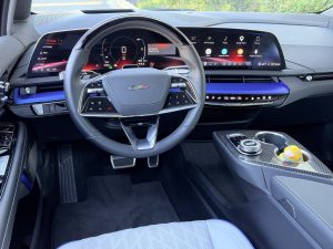2026 Cadillac Optiq-V cockpit