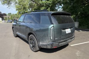 2027 Kia Telluride HEV rear green