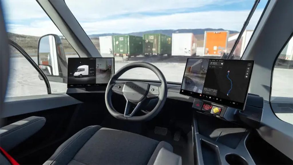 Tesla Semi - interior