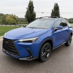 2026 Lexus NX 450h AWD front blue