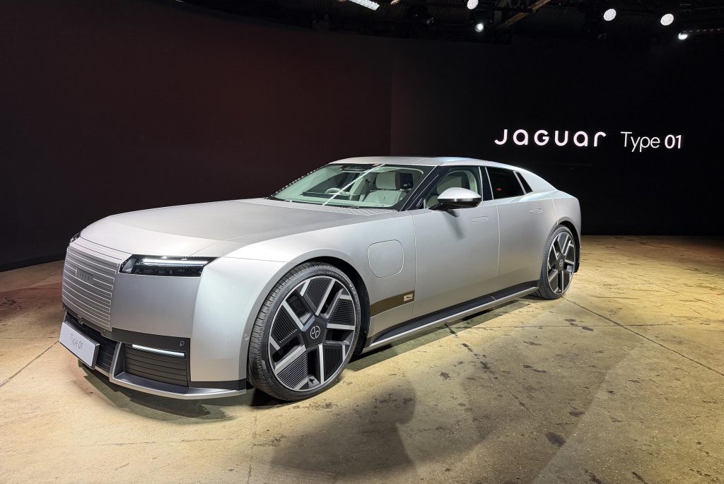 2028 Jaguar Type 01 - studio hero shot